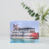 New Orleans Paddle Steamer Briefkaart (Staand voorkant)