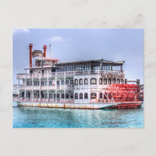 New Orleans Paddle Steamer Briefkaart (Voorkant)