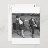 New Orleans Park Bench, jaren '30 Briefkaart (Voorkant / Achterkant)