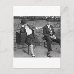 New Orleans Park Bench, jaren '30 Briefkaart