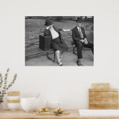 New Orleans Park Bench, jaren '30 Poster (Keuken)