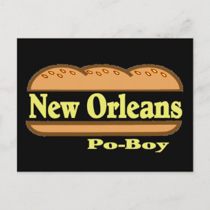 New Orleans Po Boy Briefkaart