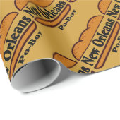 New Orleans Po Boy  Cadeaupapier (Rol Hoek)