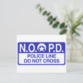 New Orleans Police Briefkaart (Staand voorkant)