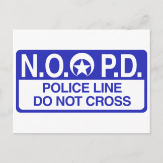 New Orleans Police Briefkaart