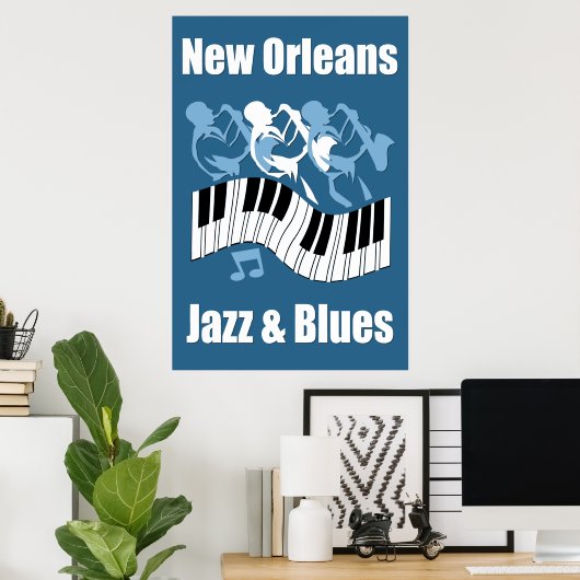 New Orleans Poster (Thuiskantoor)