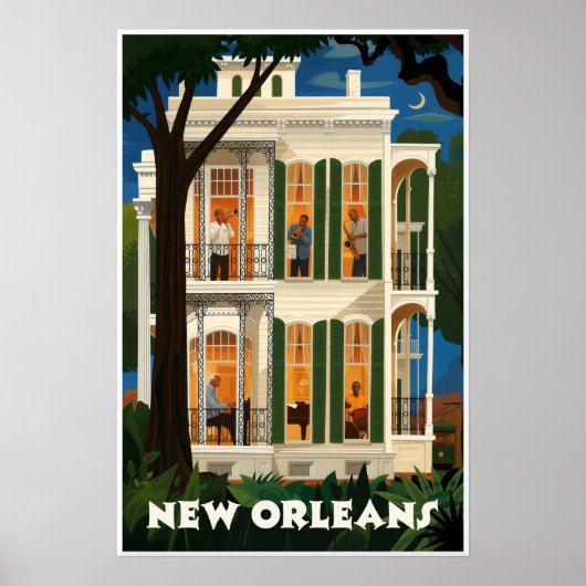 New Orleans poster (Voorkant)