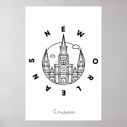 New Orleans Poster (Voorkant)