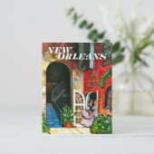 New Orleans Reis Briefkaart (Staand voorkant)