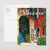 New Orleans Reis Briefkaart (Voorkant / Achterkant)