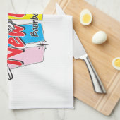 New Orleans Retro Kijk Theedoek (Quarter Fold)