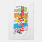 New Orleans Retro Kijk Theedoek (Verticaal)