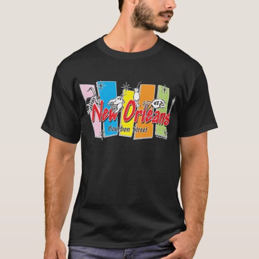 New-Orleans-Retro T-shirt (Voorkant)