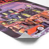 New Orleans Retro Vintage Travel Poster (Hoek)