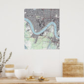 New Orleans Riverfront Jefferson Parish Poster (Keuken)
