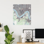 New Orleans Riverfront Jefferson Parish Poster (Thuiskantoor)