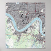  New Orleans Riverfront Jefferson Parish Poster (Voorkant)