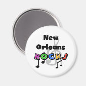 New Orleans Rocks Magneet (Voorkant / Achterkant)