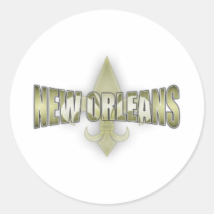 New Orleans Ronde Sticker