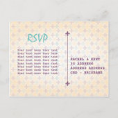 New Orleans RSVP Uitnodiging Briefkaart (Achterkant)