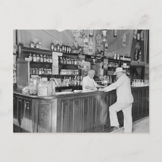 New Orleans Saloon, 1938 Briefkaart (Voorkant)