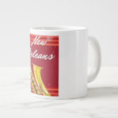 New Orleans Saxofoon reisposter Grote Koffiekop (Voorkant rechts)