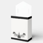 New Orleans Scène Zwart Wit Bedankdoosjes (Geopend)