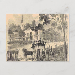 New Orleans Second Line Funeral 1800 Briefkaart