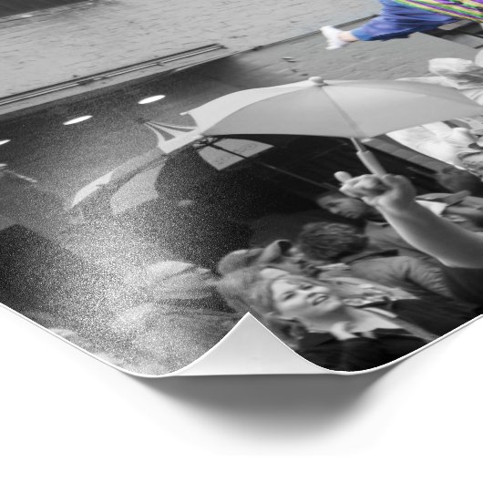 New Orleans Second Line Parade Foto Afdruk (Hoek)