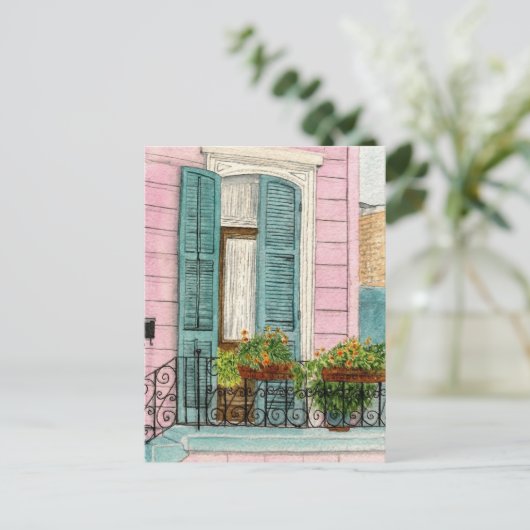 New Orleans Shitters Briefkaart (Staand voorkant)