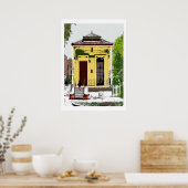 New Orleans Shot Pistool Home & Cat Poster (Keuken)