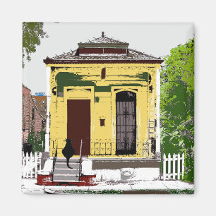 New Orleans Shot Pistool Home Magnet