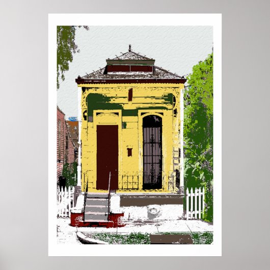 New Orleans Shot Pistool Home Poster (Voorkant)