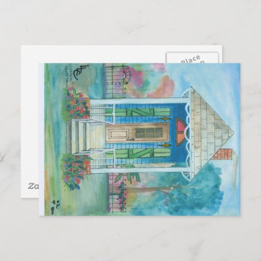 New Orleans Shot Pistool House Briefkaart (Voorkant / Achterkant)