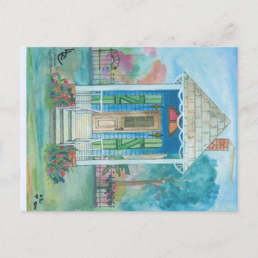 New Orleans Shot Pistool House Briefkaart (Voorkant)