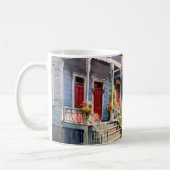 New Orleans Shotgun Homes Art Koffiemok (Links)