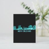 New Orleans Skyline Bedankkaart (Staand voorkant)
