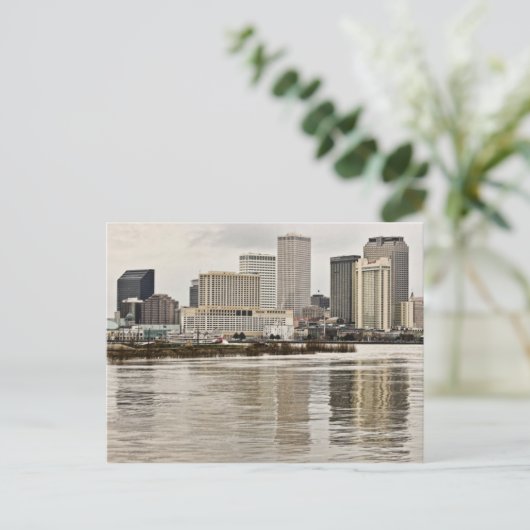 New Orleans Skyline Briefkaart (Staand voorkant)