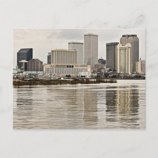 New Orleans Skyline Briefkaart (Voorkant)