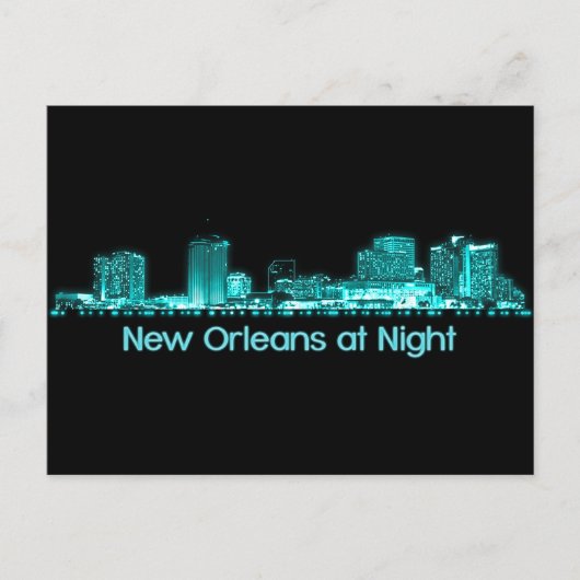 New Orleans Skyline Briefkaart (Voorkant)