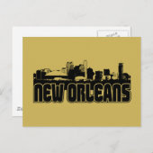 New Orleans Skyline Briefkaart (Voorkant / Achterkant)