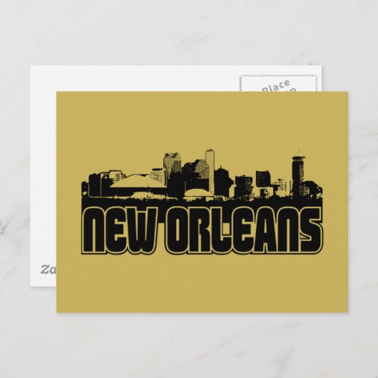 New Orleans Skyline Briefkaart (Voorkant / Achterkant)