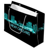 New Orleans Skyline Groot Cadeauzakje (Voorkant Gekanteld)