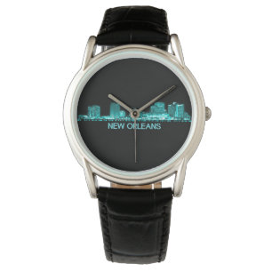 New Orleans Skyline Horloge