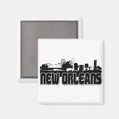 New Orleans Skyline Magneet (Voorkant / Achterkant)
