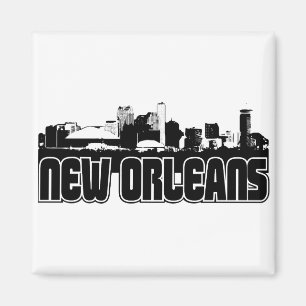 New Orleans Skyline Magneet