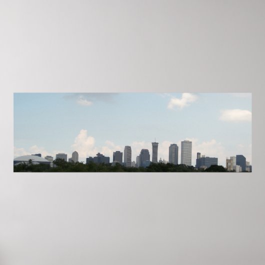 New Orleans Skyline Poster (Voorkant)