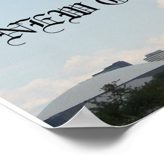 New Orleans Skyline Poster (Hoek)