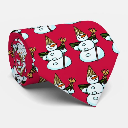 New Orleans Snowman Stropdas (Opgerold)