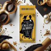 New Orleans Soirée Ticket Style Kaart